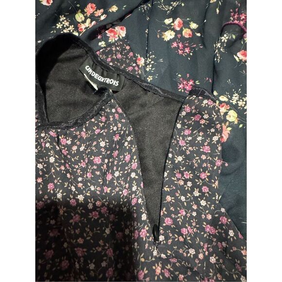 Y2K  floral fairycore midi skirt M - Picture 5 of 8